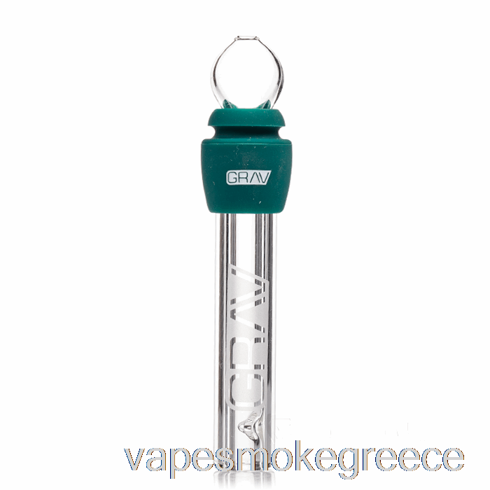 Vape Greece Grav Glass Blunt με σιλικόνη σκούρο γαλαζοπράσινο